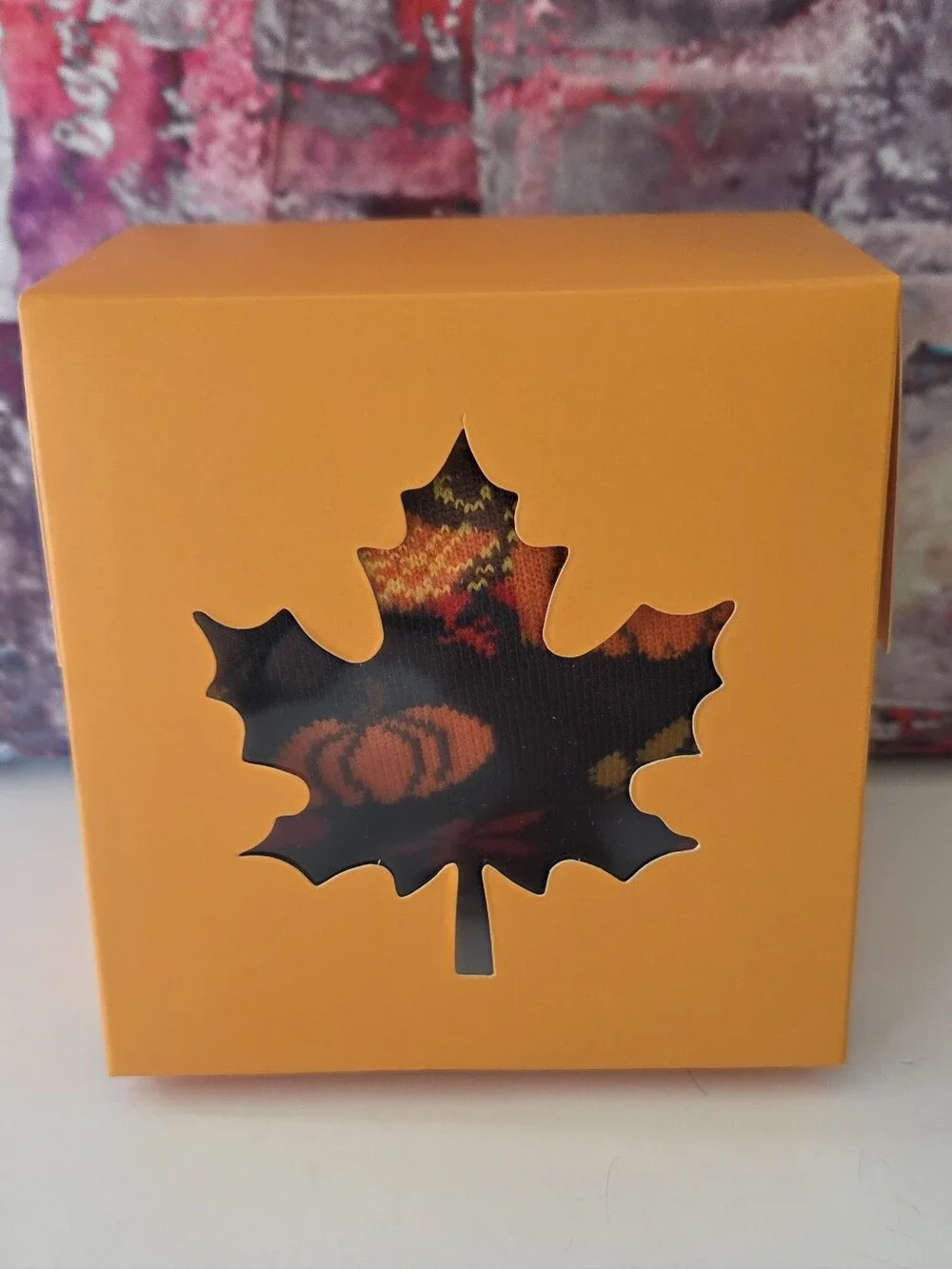 Fall Pumpkin Crew Socks NIB